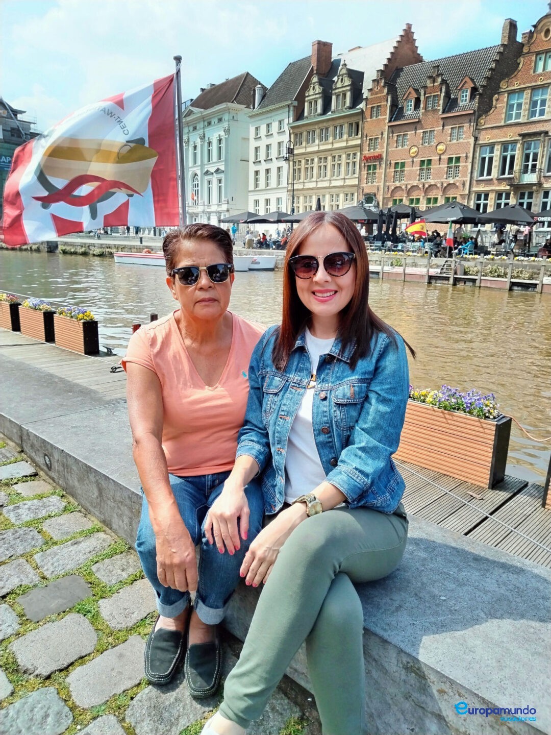 A orillas del canal de Gante