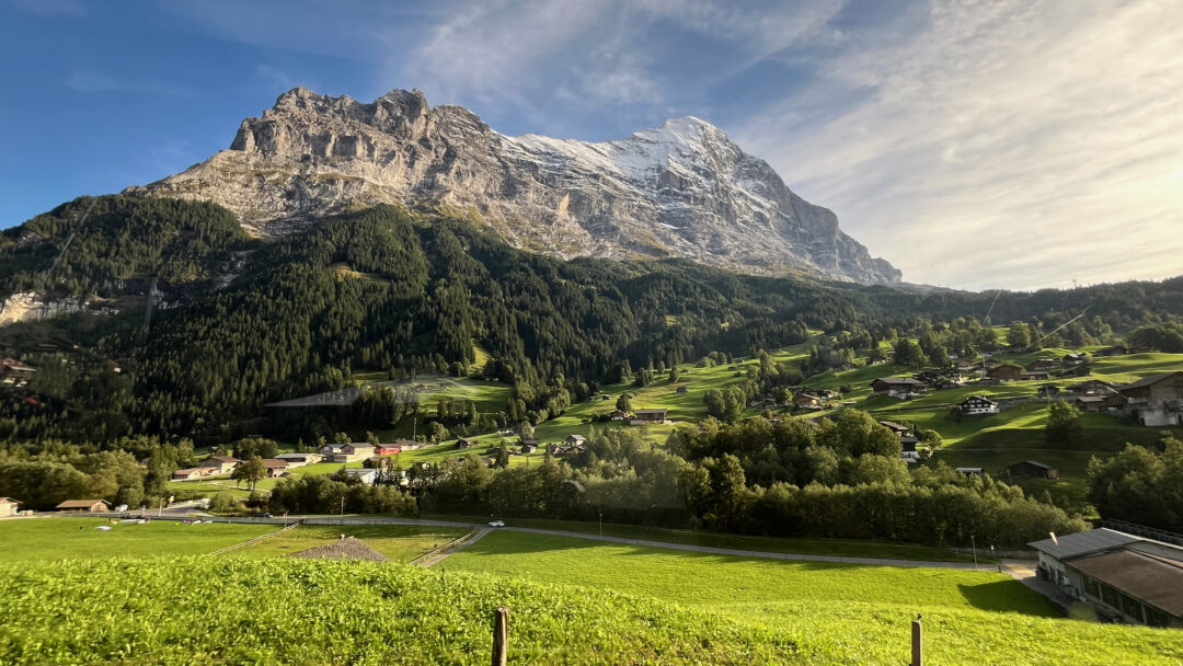 A pies de la localidad de Grindelwald