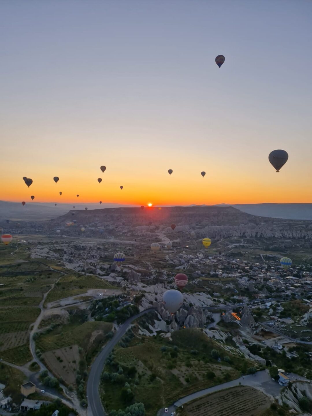 Amanecer en Cappadocia
