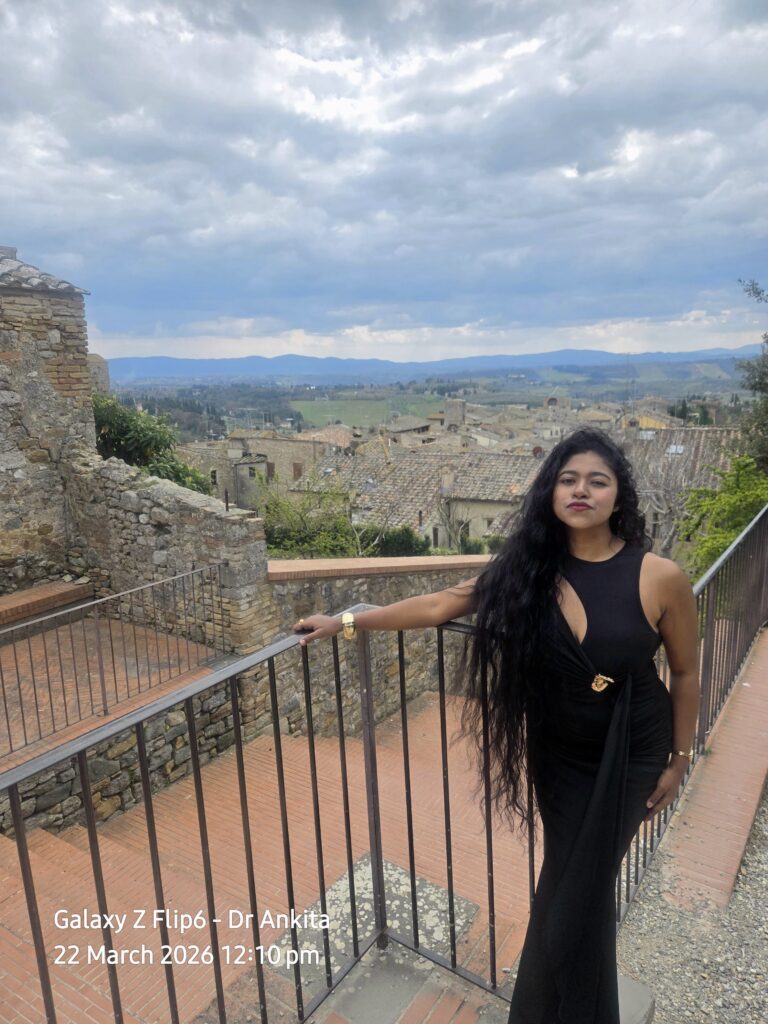 At the fortress of San Gimignano
