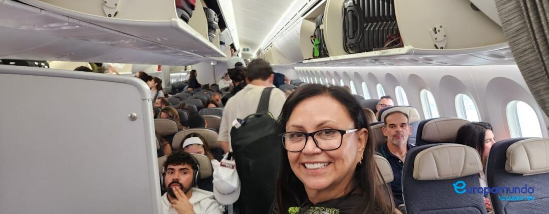 Aterrizando en Madrid