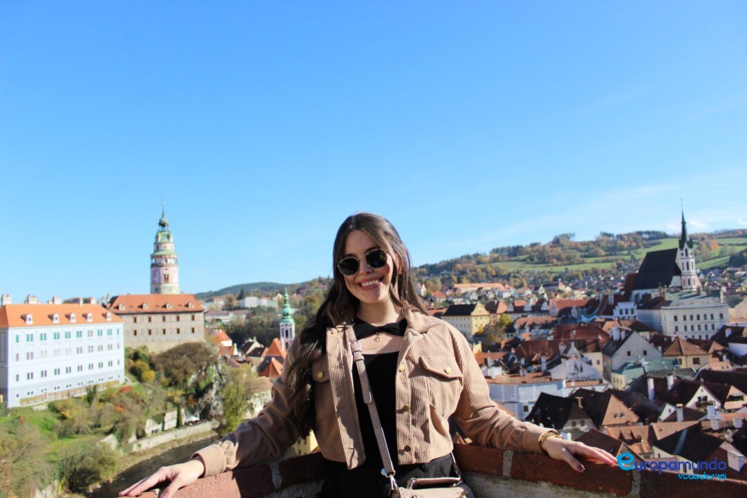 Cesky Krumlov Views from the top – Czech Republic
