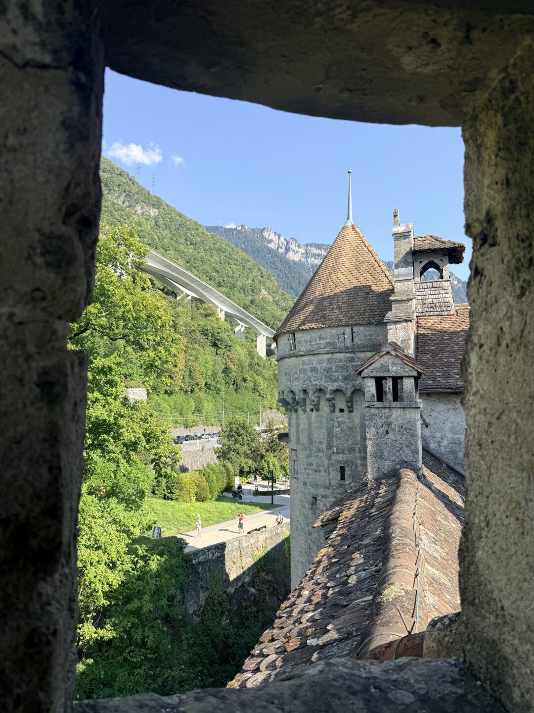 Chillion Castle window view