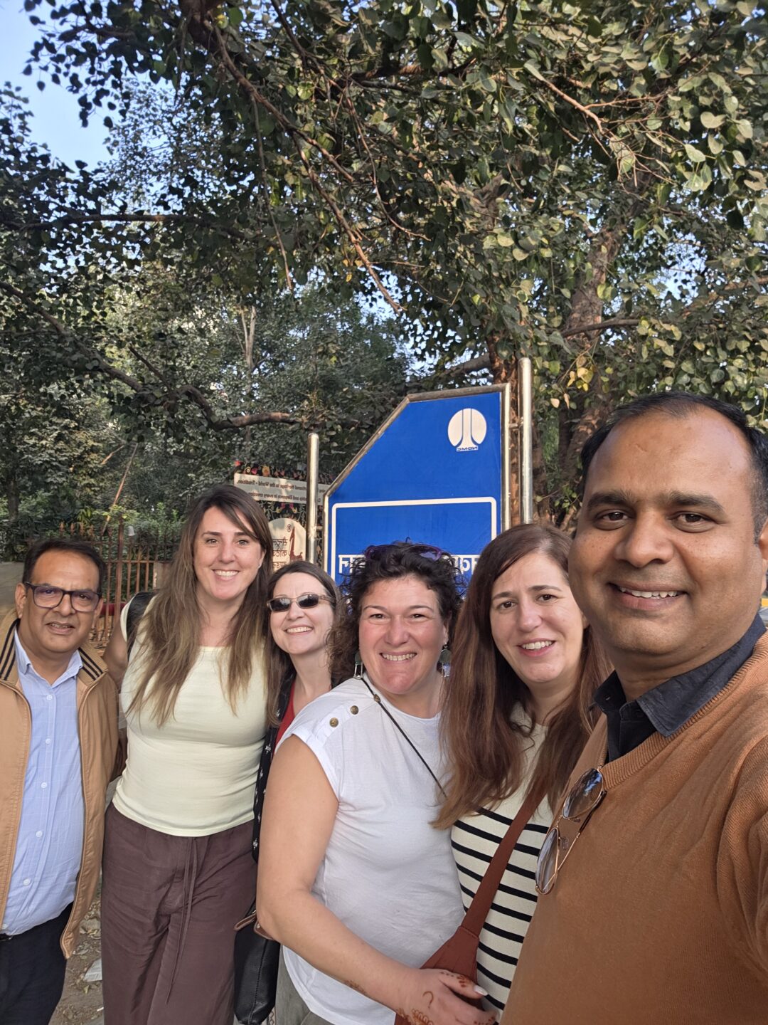 Con nuestro guía y Rahul de Concord