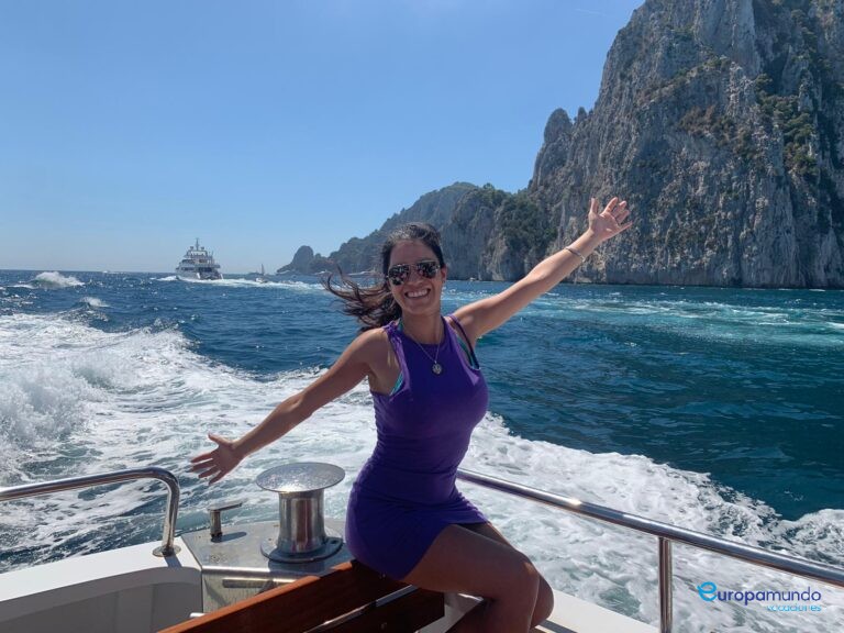 Disfrutando de la isla