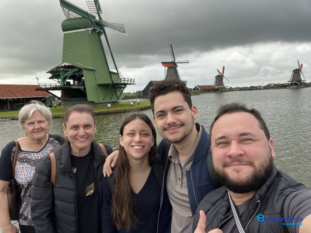 Else, Ires, Glaucia, Matheus e Theo