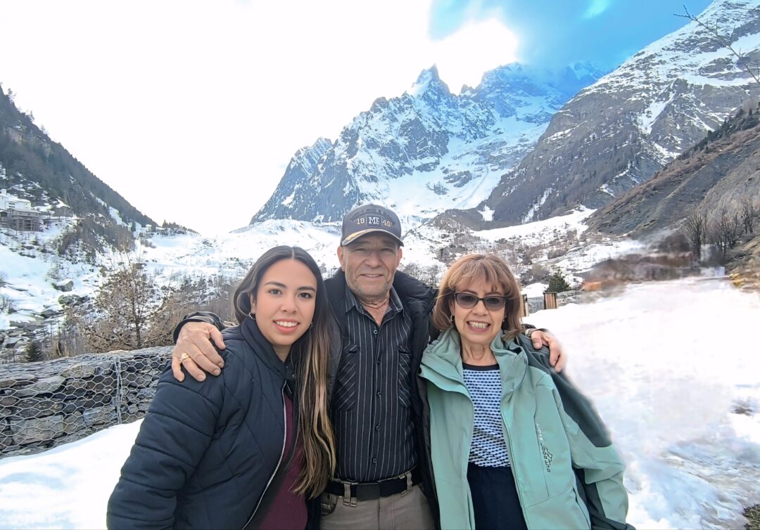 En familia con el mejor paisaje!