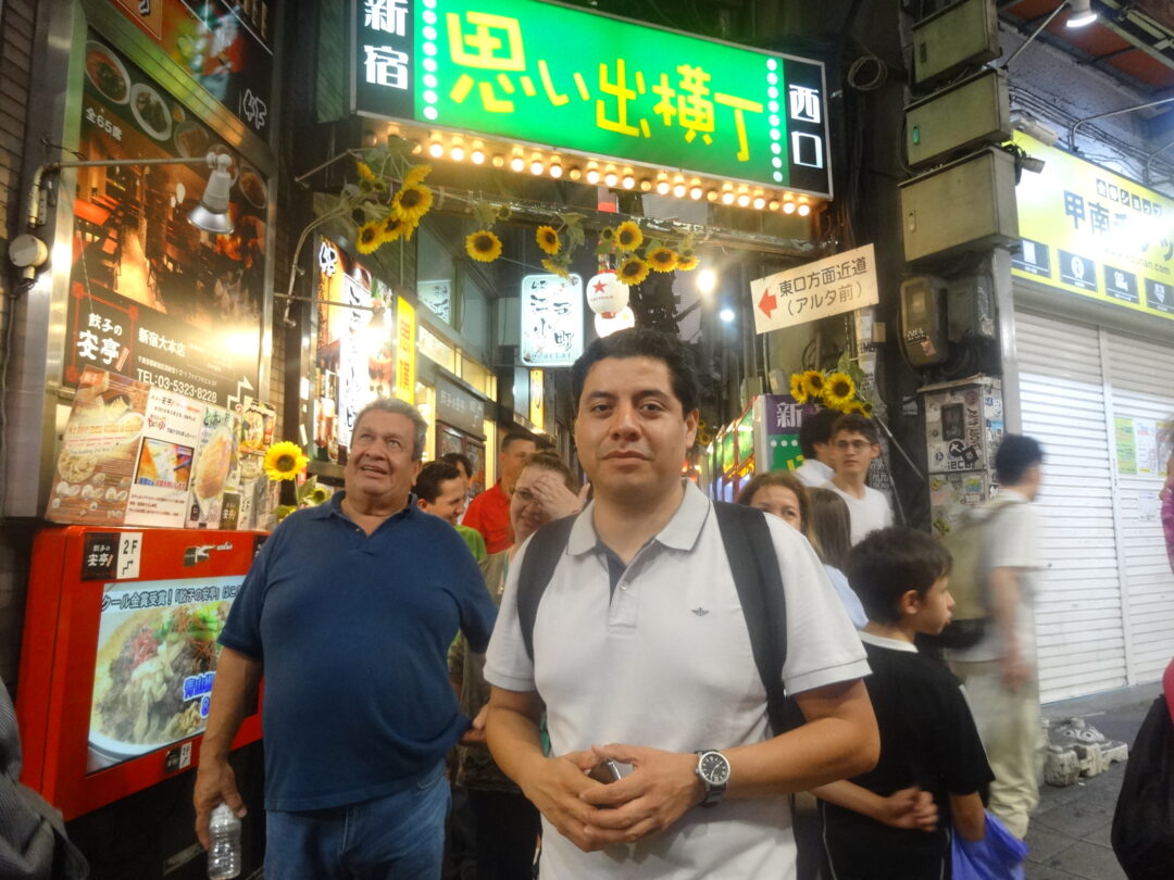 En las concurridas calles de Tokio