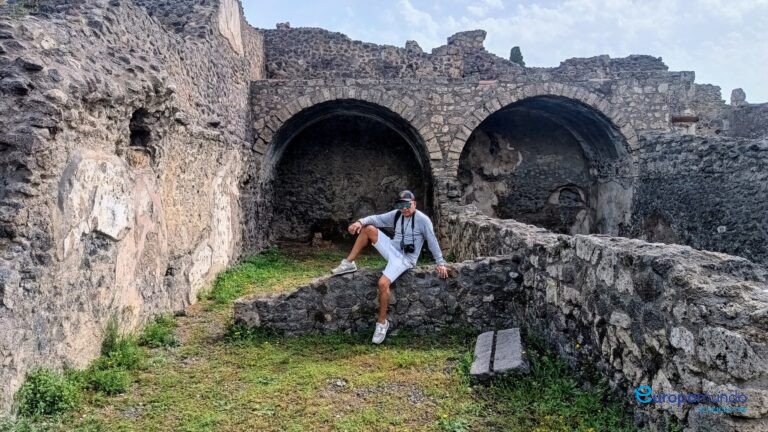 En las ruinas de Pompeya