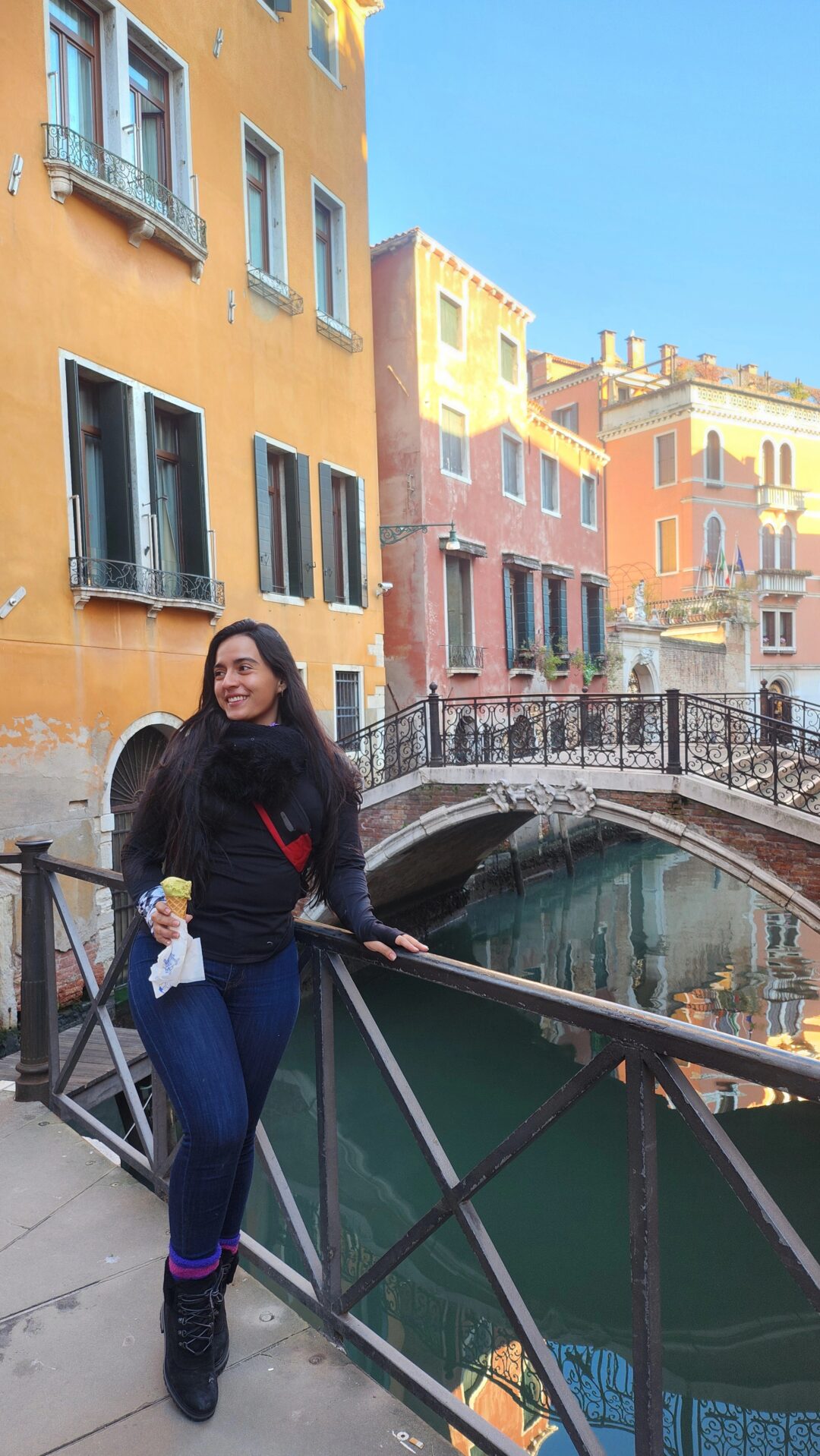 En los puentes de venecia