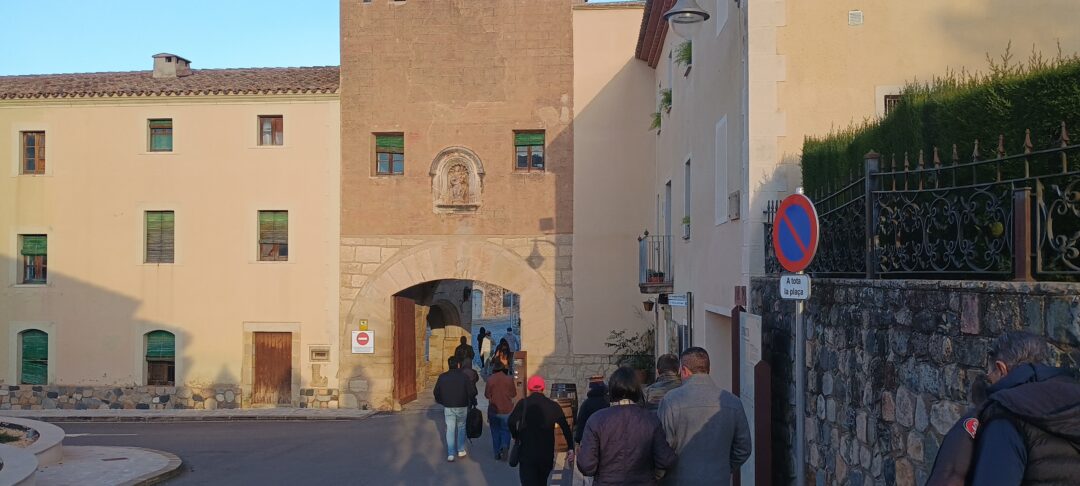 Entrada del Monasterio de Poblet en Tarragona