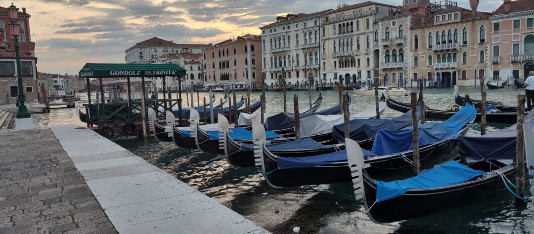 Gondolas en Venecia