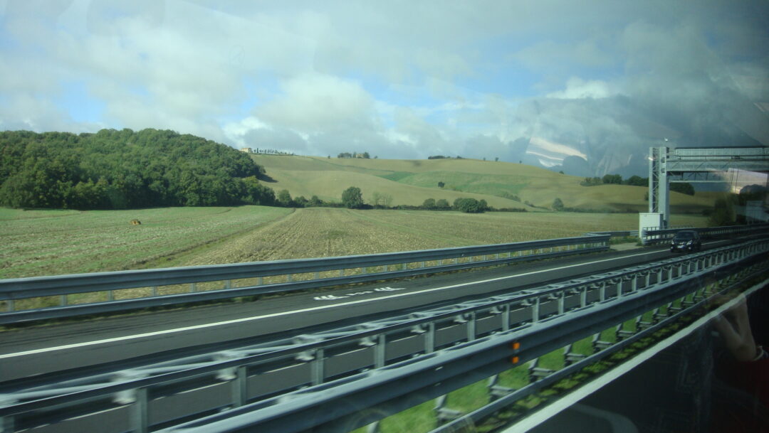 La Toscana desde la autopista