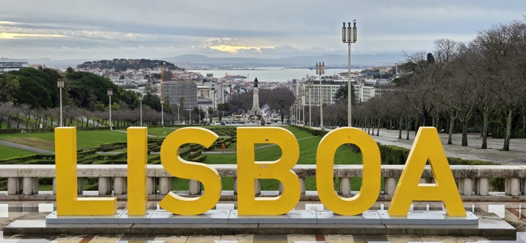 letrero de Lisboa