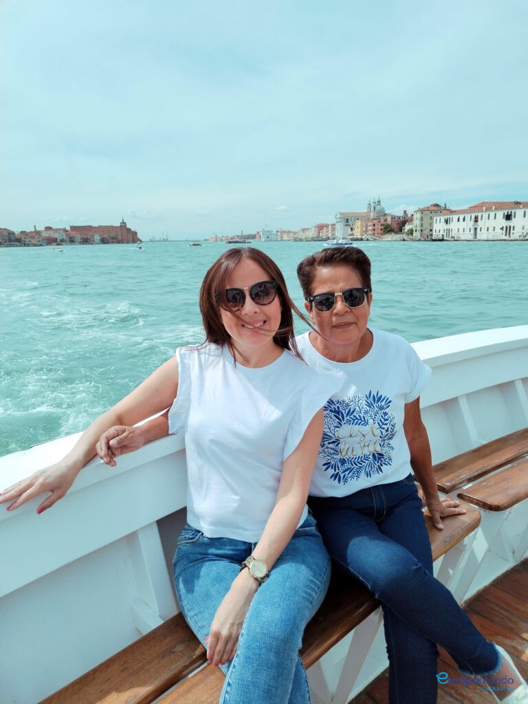 Llegando a Venecia