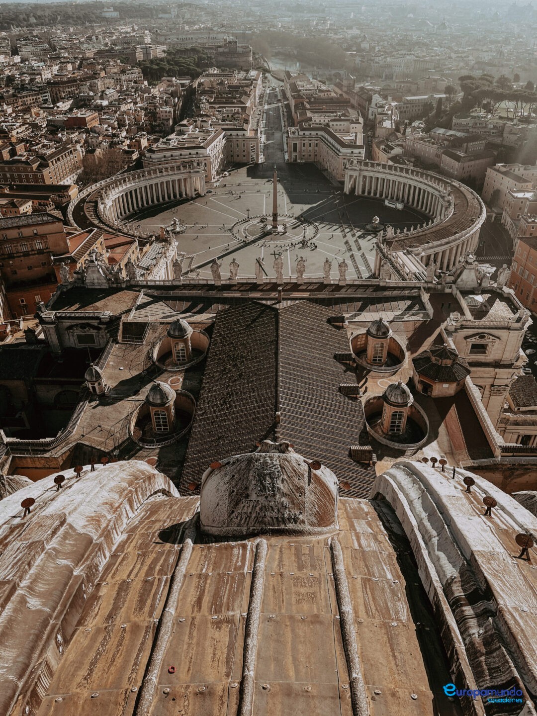 Panoramic View of the Vatican City