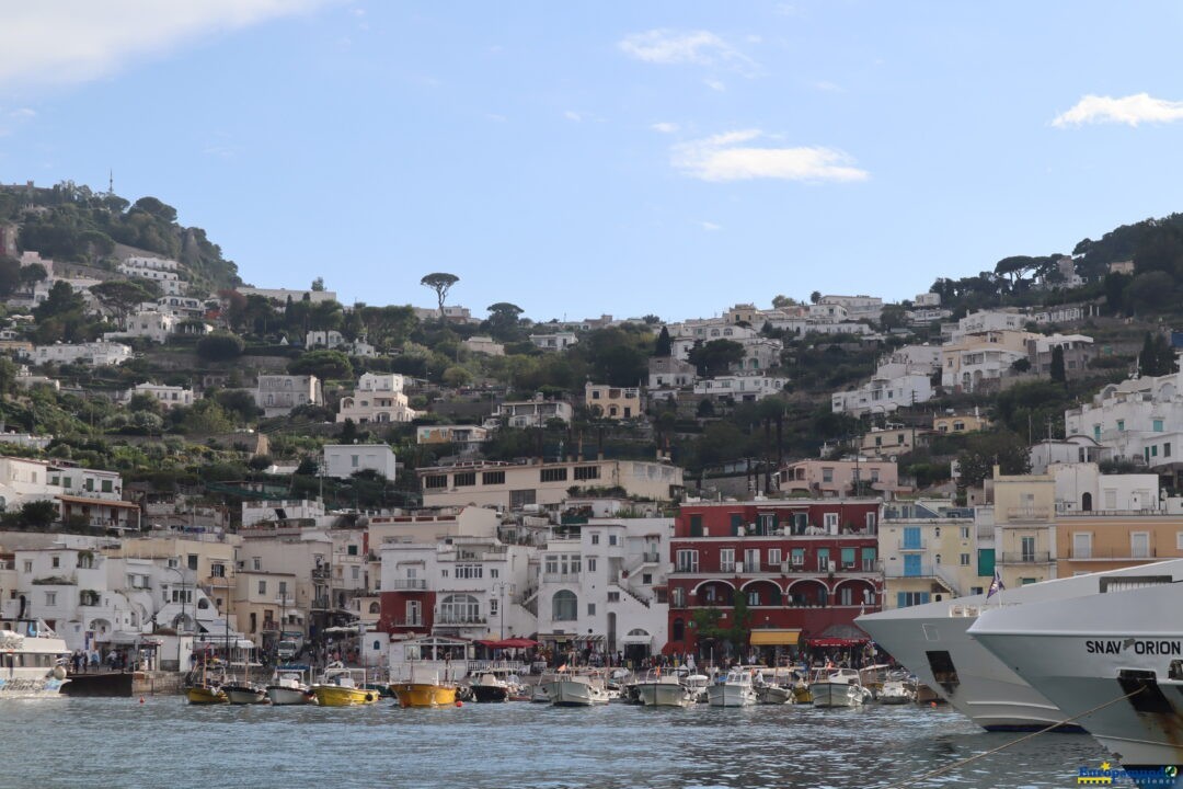 Vista de la isla de Capri