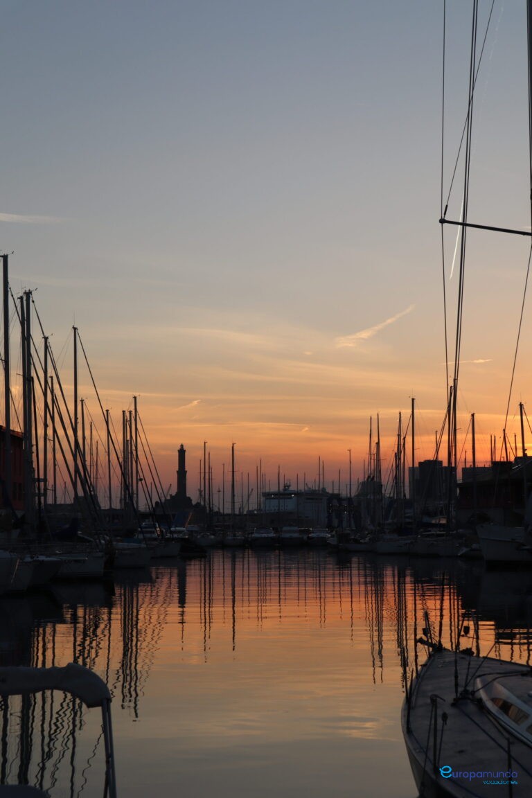 Atardecer en Génova