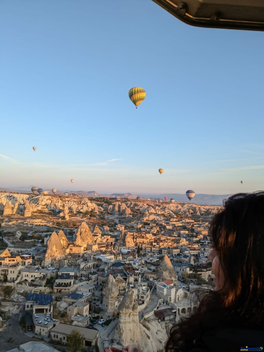 Hot air balloons ride