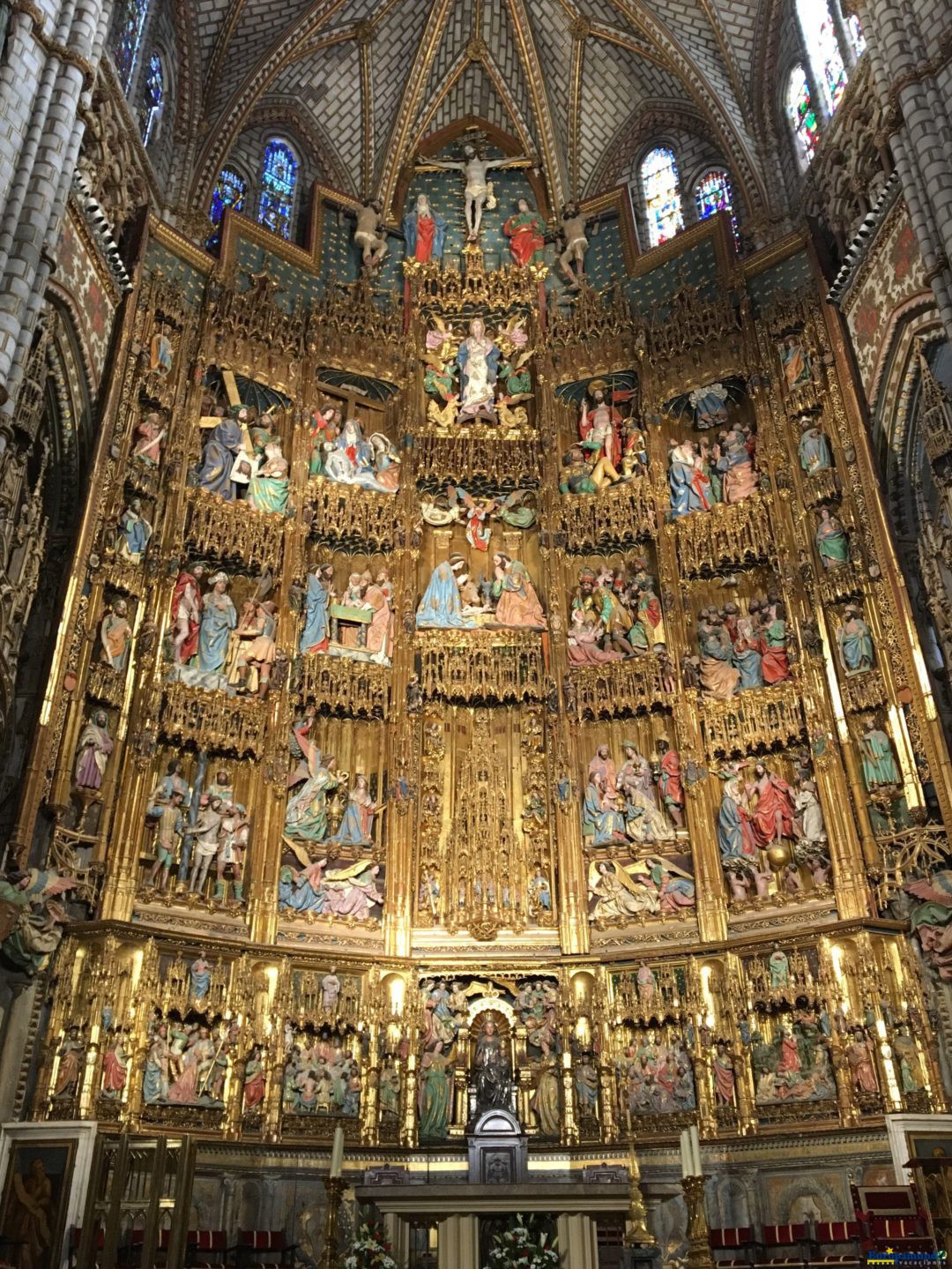 Altar mayor en Catedral de Toledo – (Opcional)