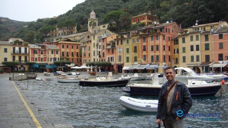 Arriving to Portofino
