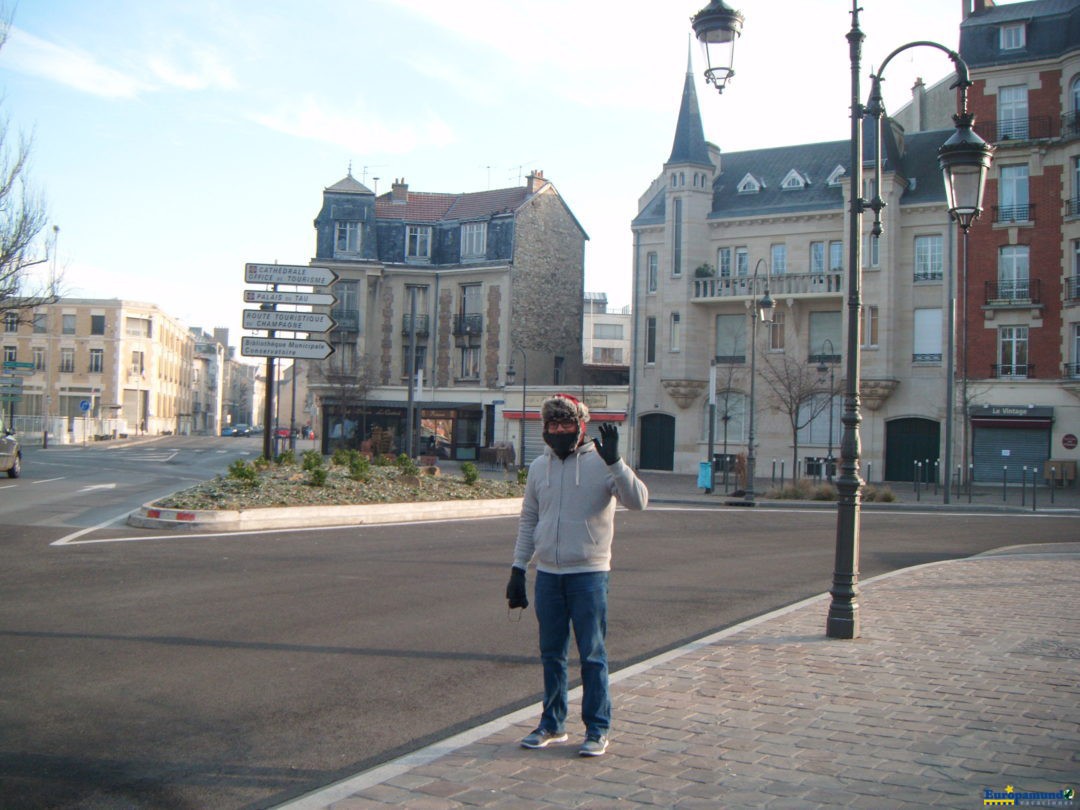 Calle en Reims, France