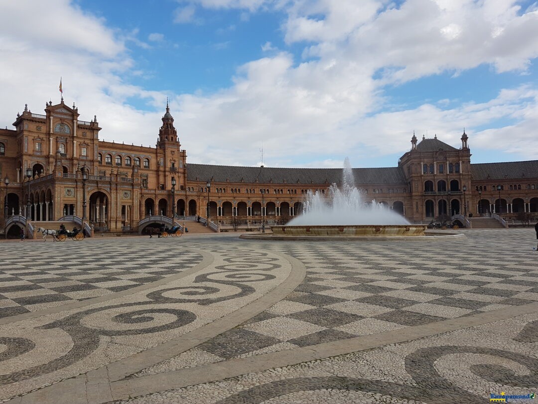 Fotografia da Plaza da Espanha – Sevilha