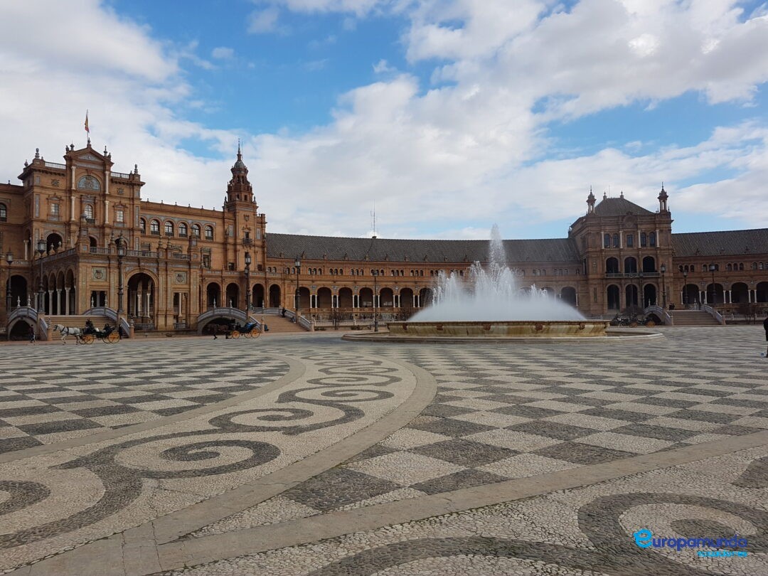 Fotografia da Plaza da Espanha – Sevilha
