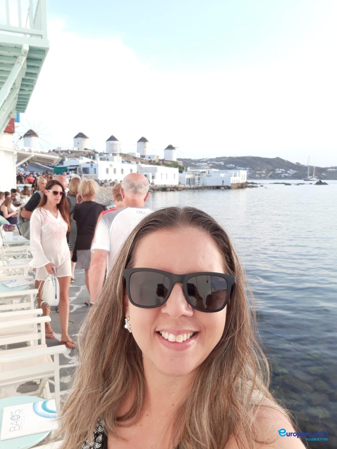 Pôr do sol em Mykonos