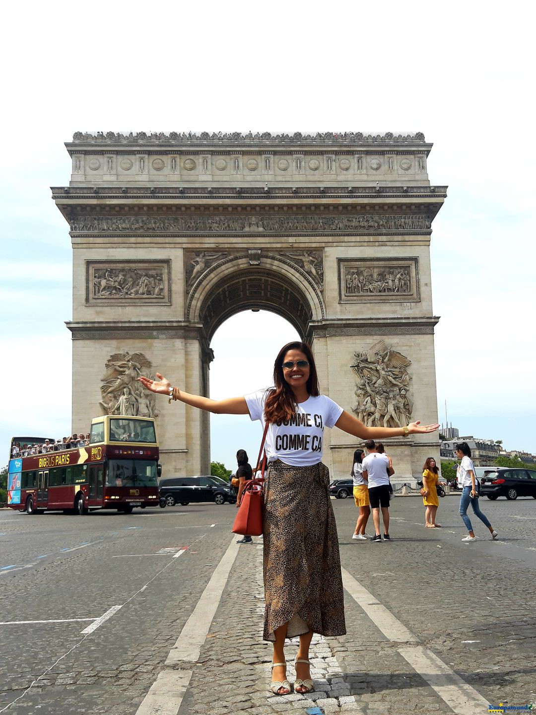 Os suntuosos Arcos do Triunfo,  em Paris!