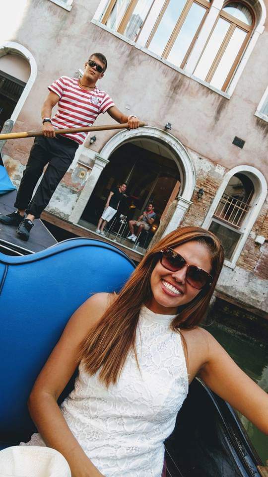 Passeio nas gôndolas em Veneza!!!