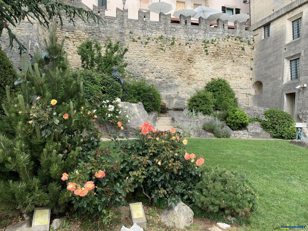 Jardim na Fortaleza de SAN Marino