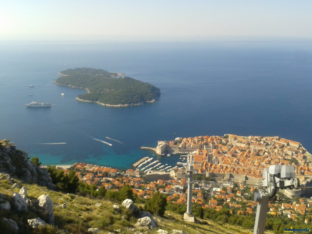 As muralhas de Dubrovnik