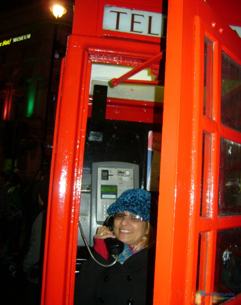 Famoso cabine de telefone