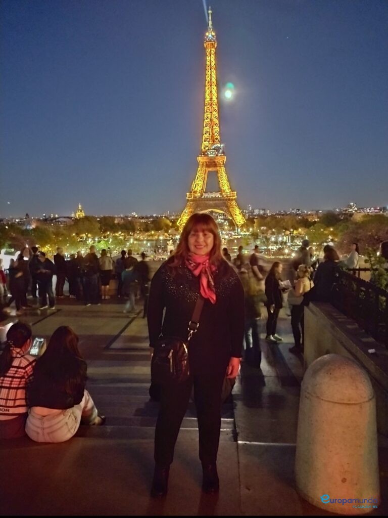 En la Torre Eiffel