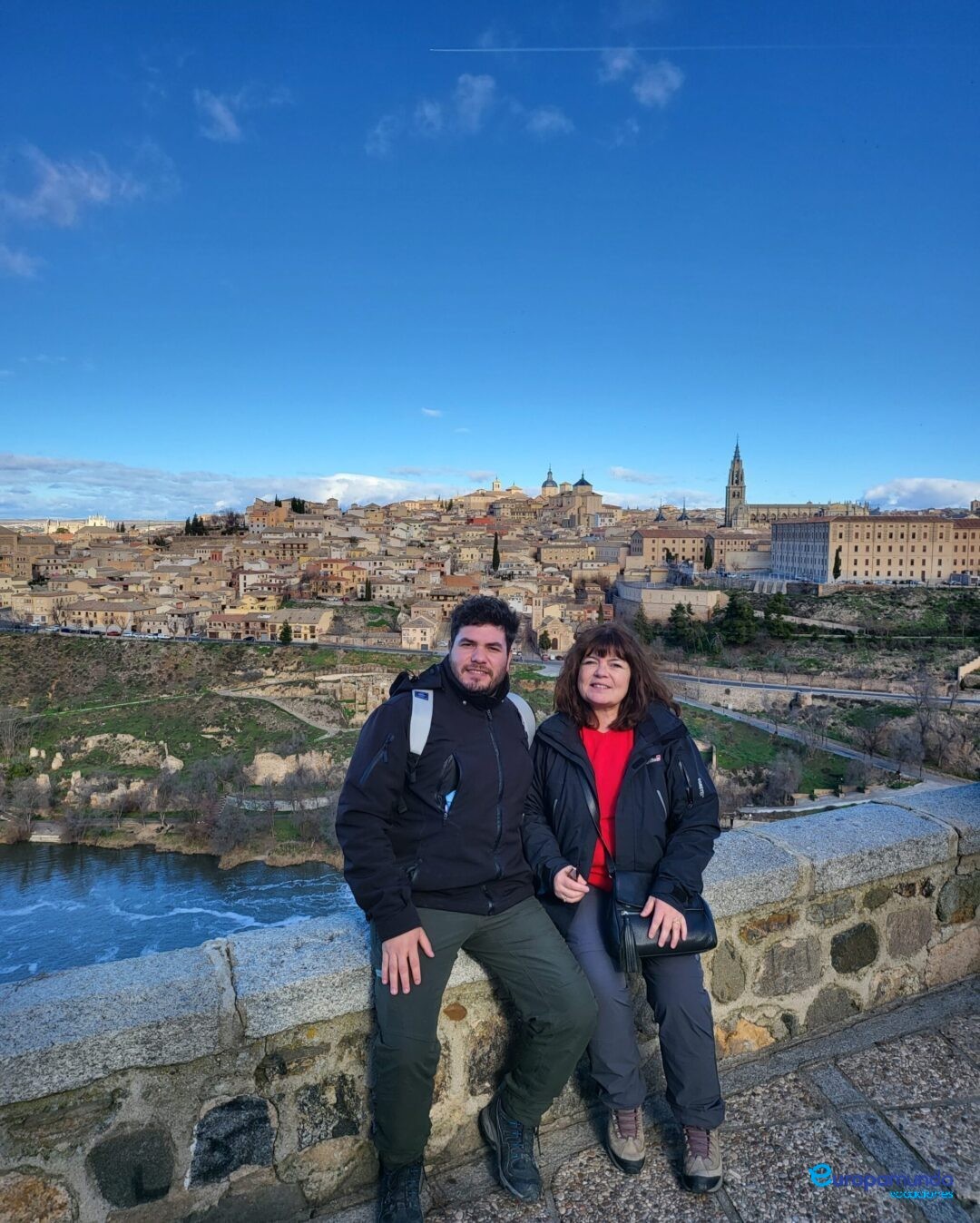 Vista panorámica de la ciudad amurallada deToledo