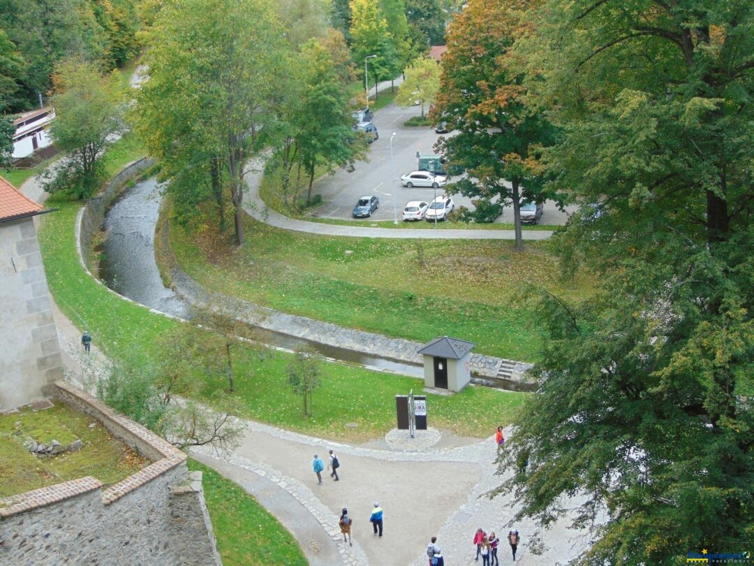 Vista desde el Palacio de Cesky Krumlov