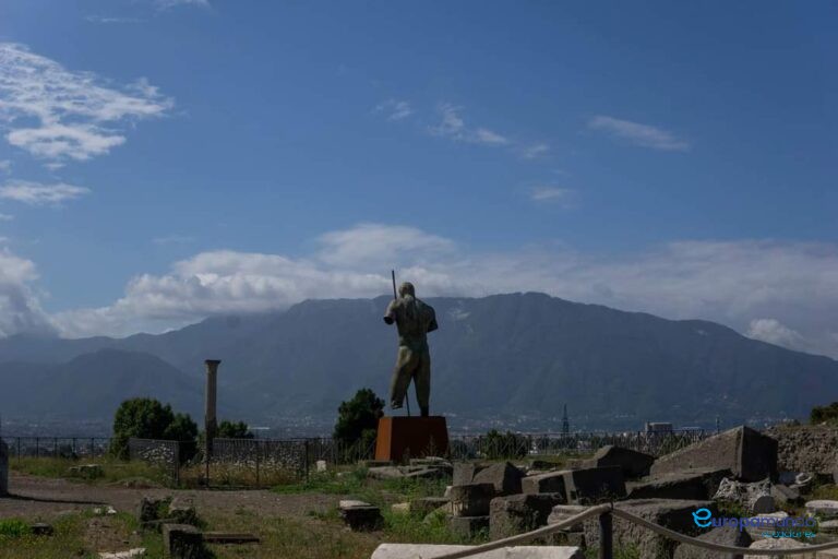 En las ruinas de Pompeya