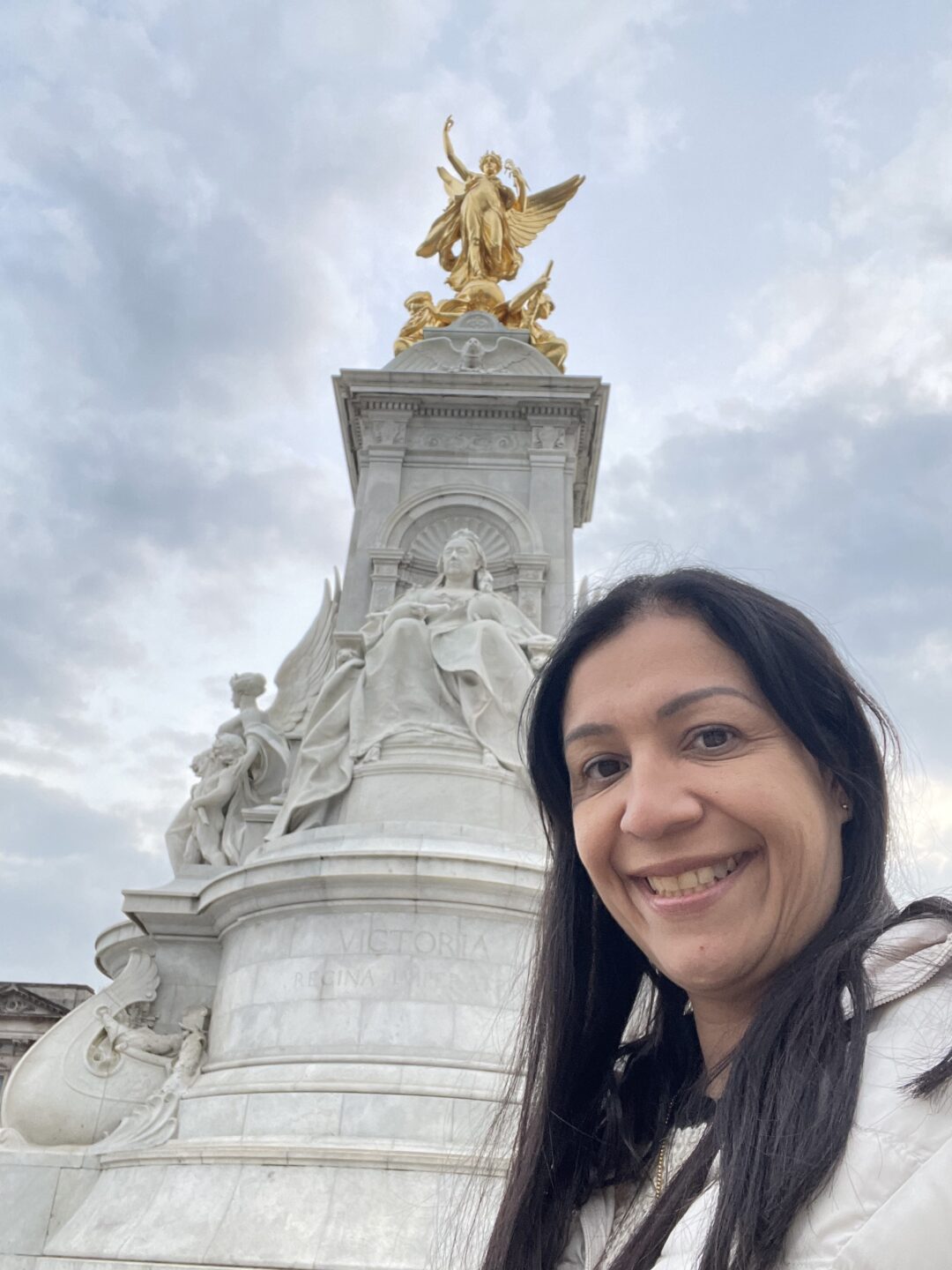 Frente al Buckingham Palace