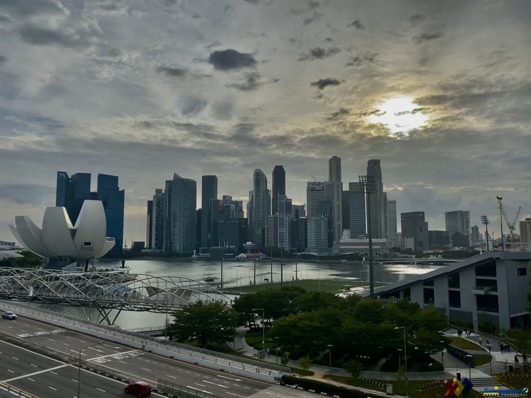 Skyline de Singapur.