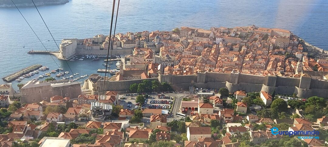 Desde el mirador con el funicular