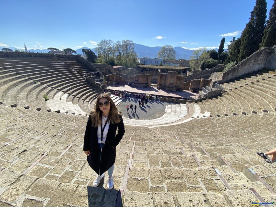 Las ruinas de pompeya