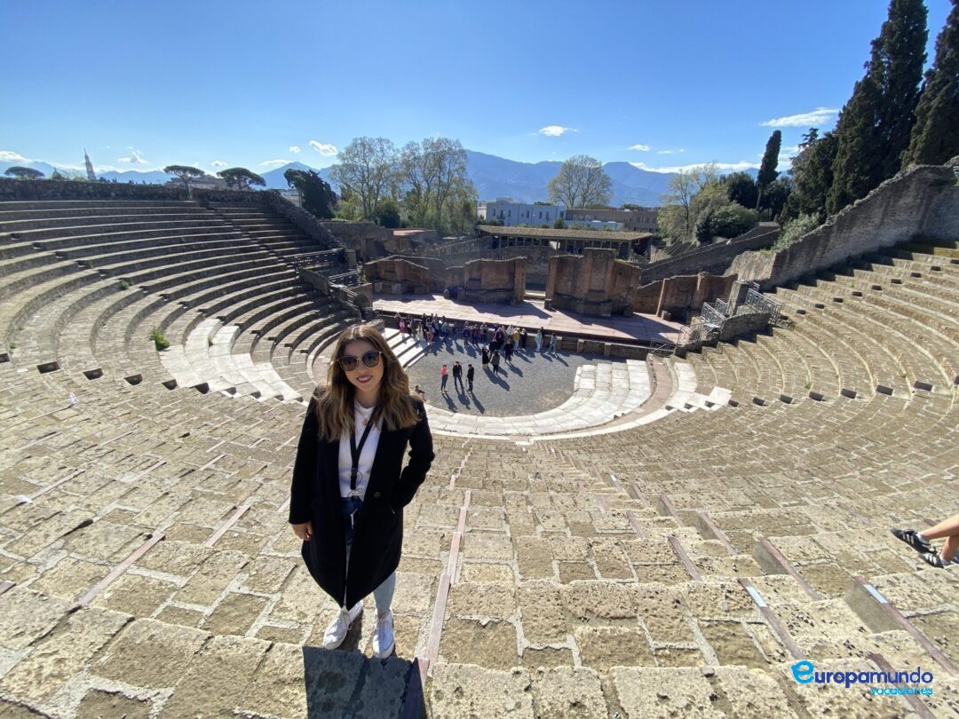 Las ruinas de pompeya