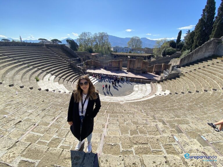 Las ruinas de pompeya