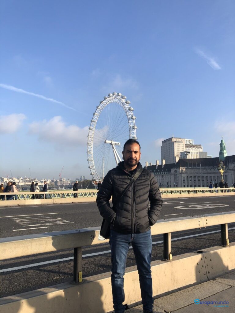 Bello amanecer en Londres