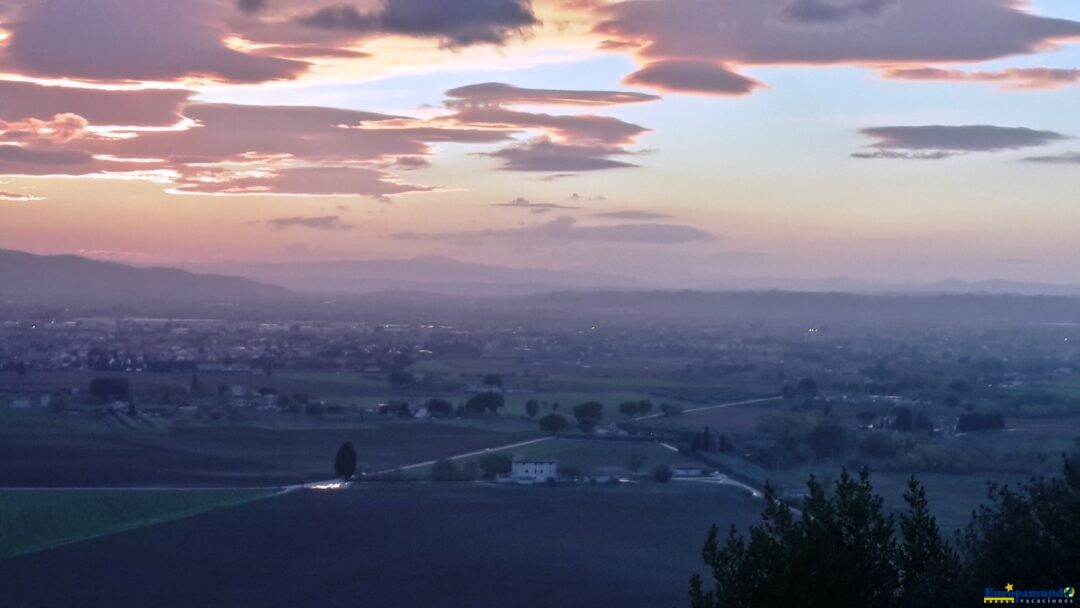 Atardecer en Assisi