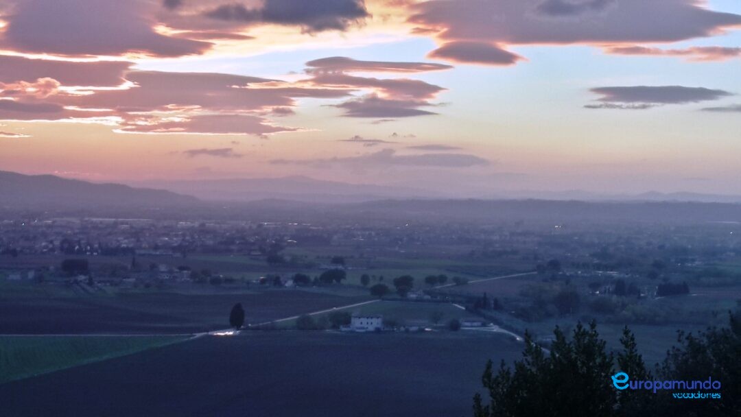 Atardecer en Assisi