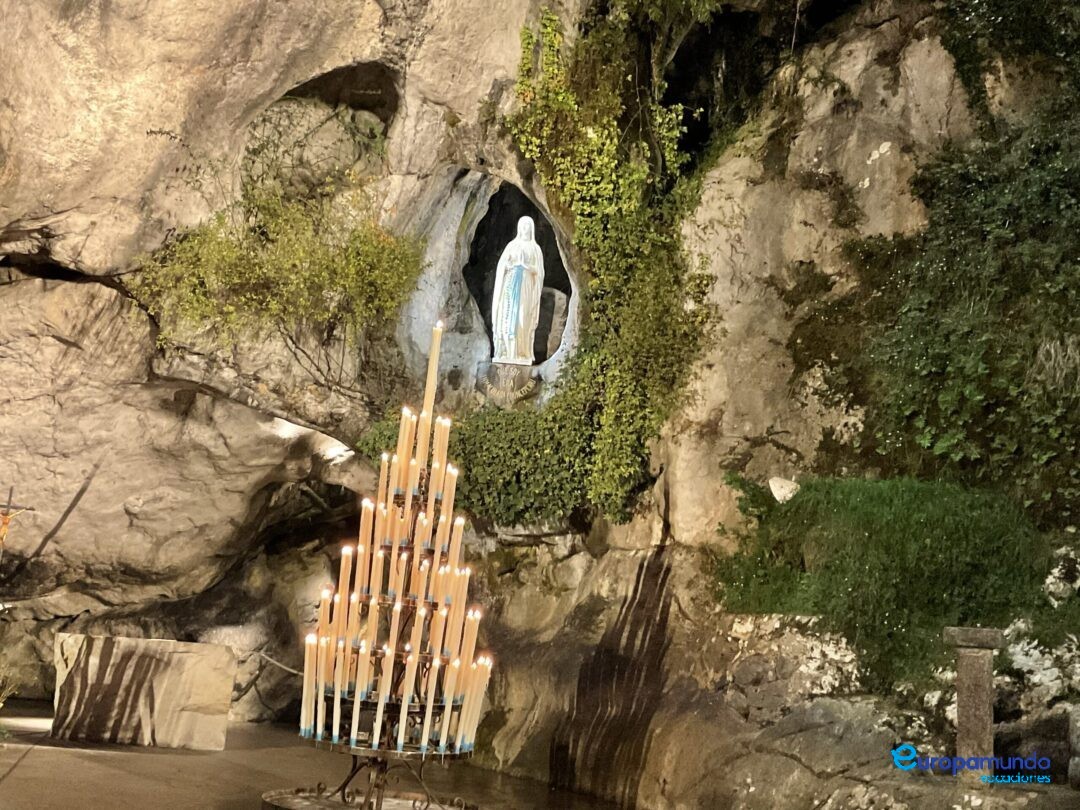 Llegué a la Gruta de Lourdes