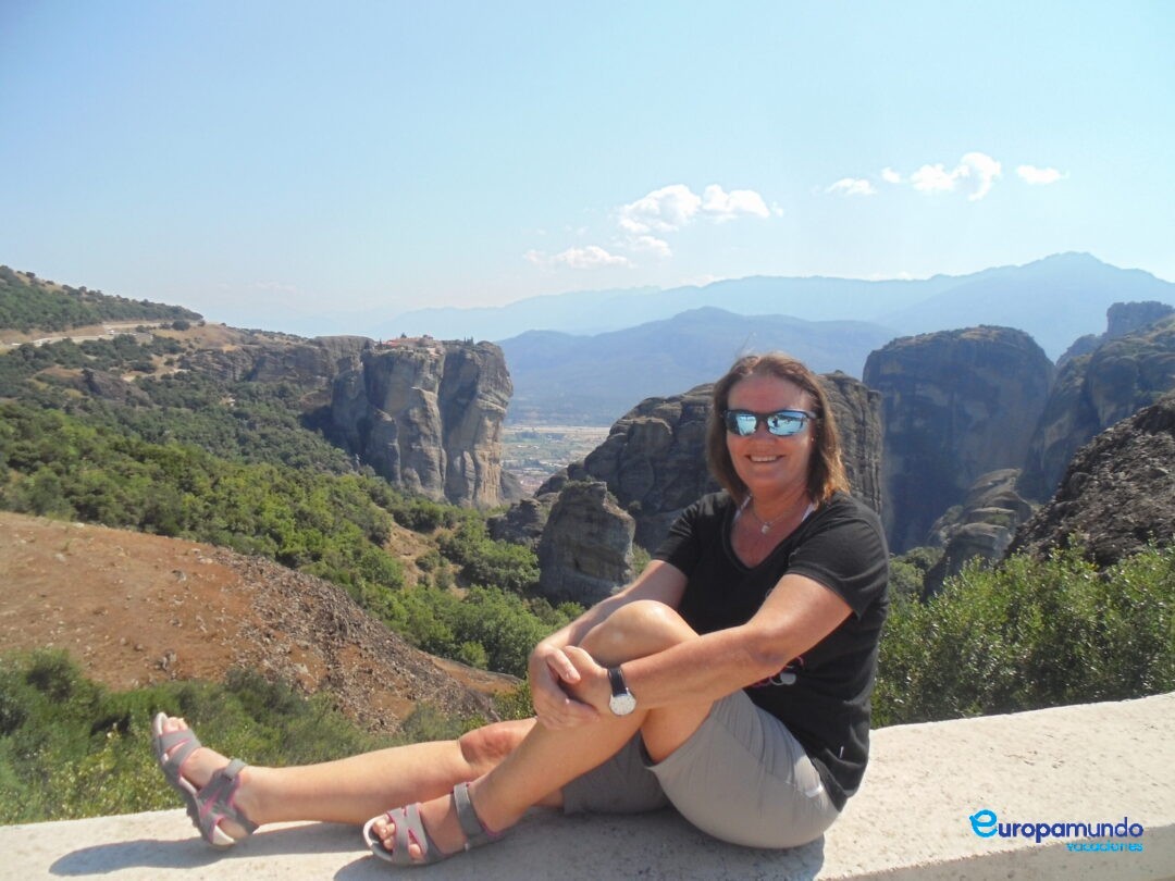 Silvia en Meteoras