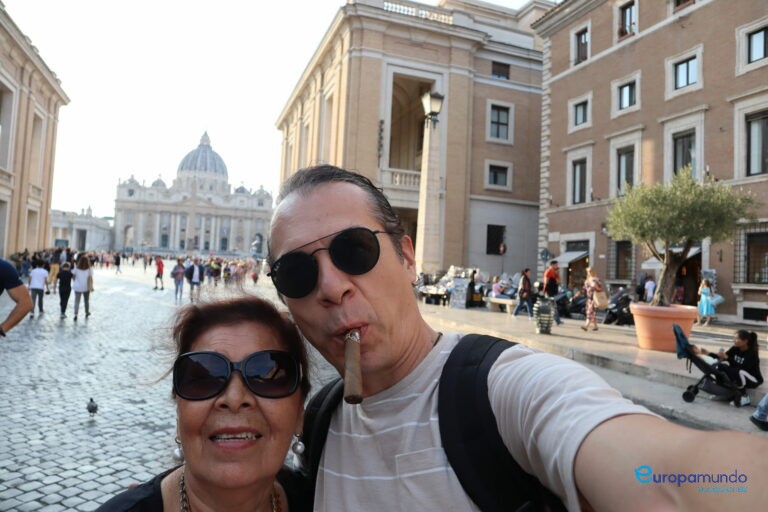 Después de un rico Gelato a pasos del Baticano